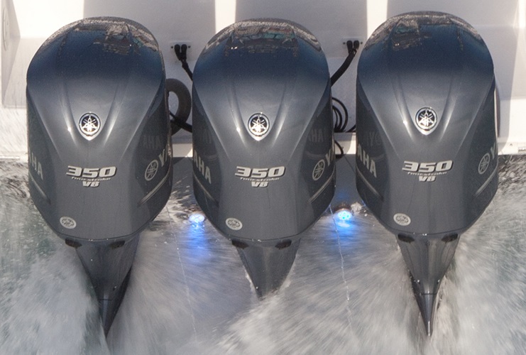 triple YamahasA Saltwater Marine Wilmington NC