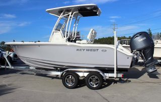KEY WEST CENTER CONSOLE BAY BOAT WITH BOW SEATING AND STORAGE
